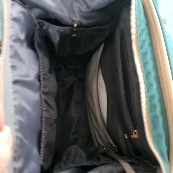 Green Diaper Bag with Bed - Picture 6 of 12